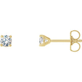 14K Yellow Gold 1/8 CTW Natural Diamond Cocktail-Style Earrings