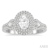 Oval Shape Diamond Engagement Ring