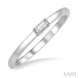 Stackable Petite Baguette Diamond Fashion Ring