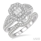 Fusion Diamond Wedding Set