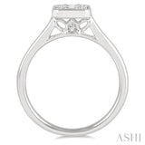 Bezel Set Fusion Diamond Ring