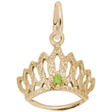 Tiara W/Birthstone-Aug