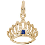 Tiara W/Birthstone-Sept