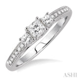 1/5 Ctw Diamond Semi-Mount Engagement Ring in 14K White Gold