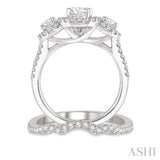 Past Present & Future Diamond Wedding Set