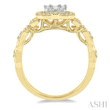 Fusion Diamond Engagement Ring