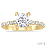 Semi-Mount Diamond Engagement Ring