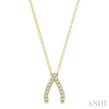 Wishbone Petite Diamond Fashion Pendant