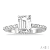 Semi-Mount Diamond Engagement Ring