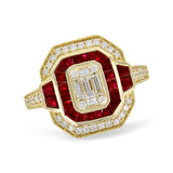 14Kt Gold Ladies Diamond Ring