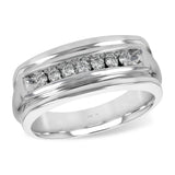 14Kt Gold Mens Diamond Ring