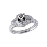 14KT Gold Semi-Mount Engagement Ring
