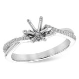 14KT Gold Semi-Mount Engagement Ring