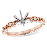14KT Gold Semi-Mount Engagement Ring