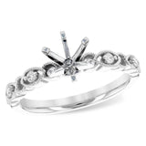 14KT Gold Semi-Mount Engagement Ring