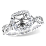 14KT Gold Semi-Mount Engagement Ring