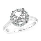 14KT Gold Semi-Mount Engagement Ring