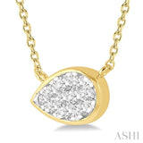 Pear Shape Lovebright Essential Diamond Necklace