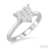 Heart Shape Lovebright Essential Diamond Ring