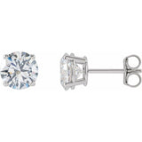 14K White 2 CTW Lab-Grown Diamond Stud Earrings