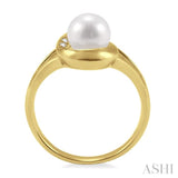 Pearl & Diamond Fashion Ring