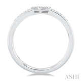 Pear Shape Double Row East-West Lovebright Diamond Fashion Ring