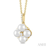 Pearl & Diamond Fashion Pendant