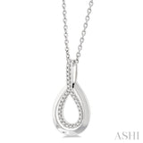 Pear Shape Petite Diamond Fashion Pendant