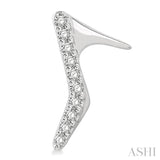 High Heel Petite Diamond Fashion Earrings