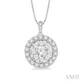 Halo Lovebright Essential Diamond Pendant