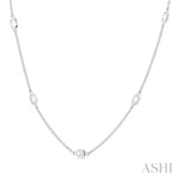 Diamond Station Necklace