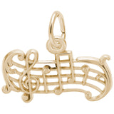 Music Staff Charm