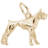 10 KT BOXER DOG CHARM