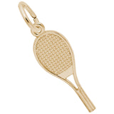 10 KT SMALL TENNIS RACQUET CHARM