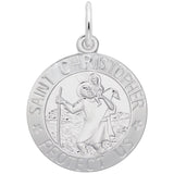 14 KT ST. CHRISTOPHER DISC CHARM