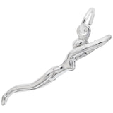 Female Swimmer Charm