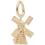 14 KT WINDMILL CHARM