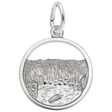 SILVER NIAGARA FALLS CHARM