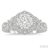 Halo Lovebright Diamond Engagement Ring