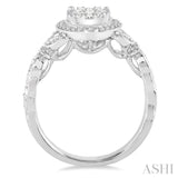 Halo Lovebright Diamond Engagement Ring