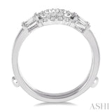 Baguette Diamond Insert Ring