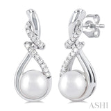 Pearl & Diamond Fashion Earrings