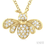 Bumble Bee Petite Diamond Fashion Pendant