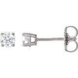 14K White Gold 1/3 CTW Natural Diamond Earrings