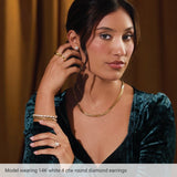 Sterling Silver 6 mm Natural Aquamarine Earrings